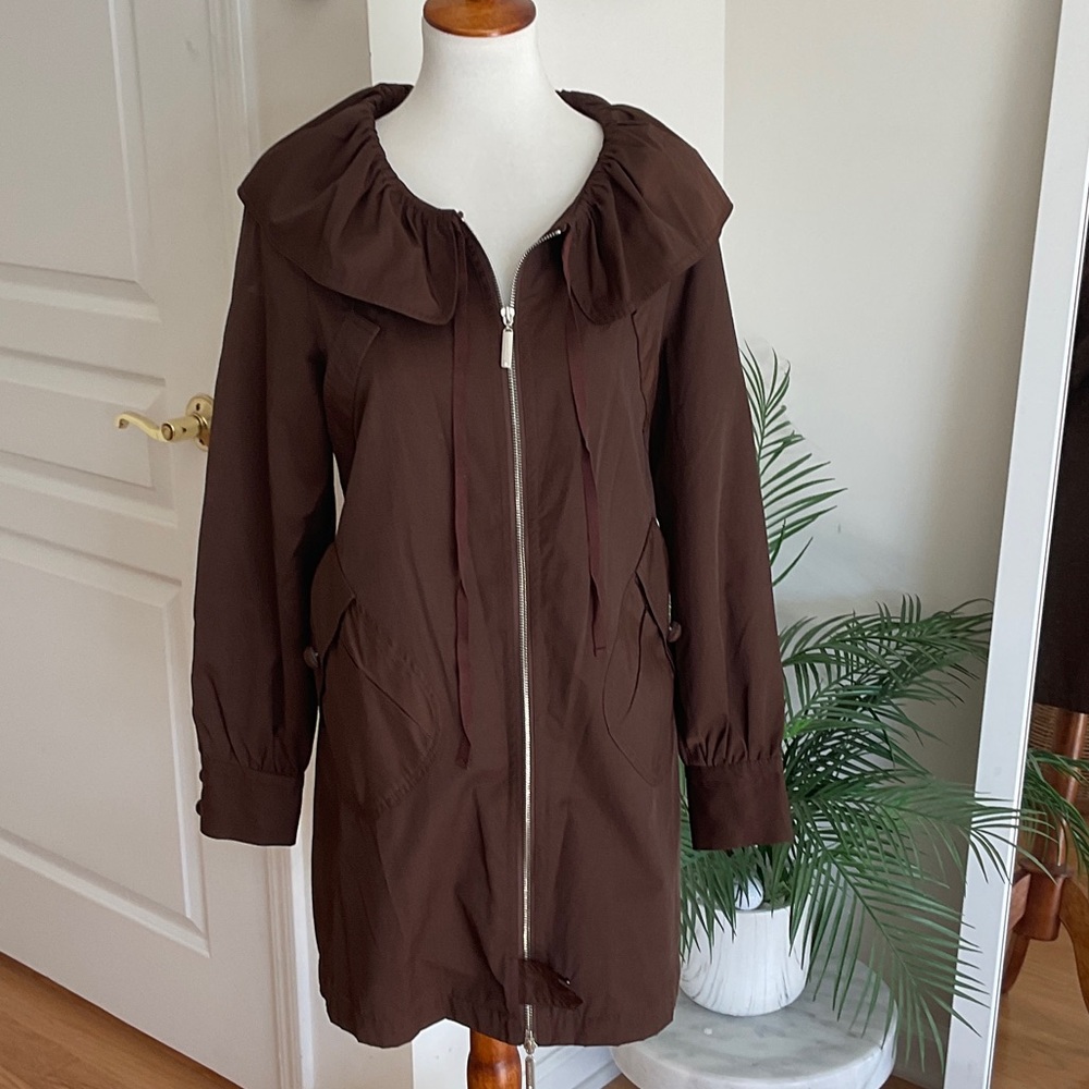 Elegant Brown Trench Coat for Women